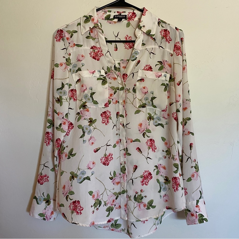 Express Slim Portofino Shirt Size Small